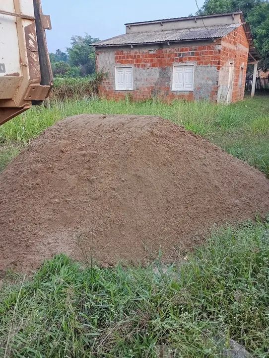 Areia e Barro para construir- ótima qualidade