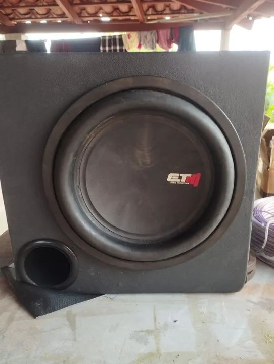 Vendo duas caixas de som com grave e medios com tweeter - Foto 2