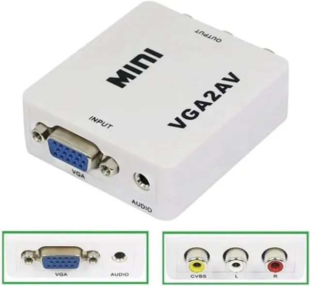 Adaptador Conversor Vga2Av Tomate Mtv608 Loja Coimbra Computadores Entrega