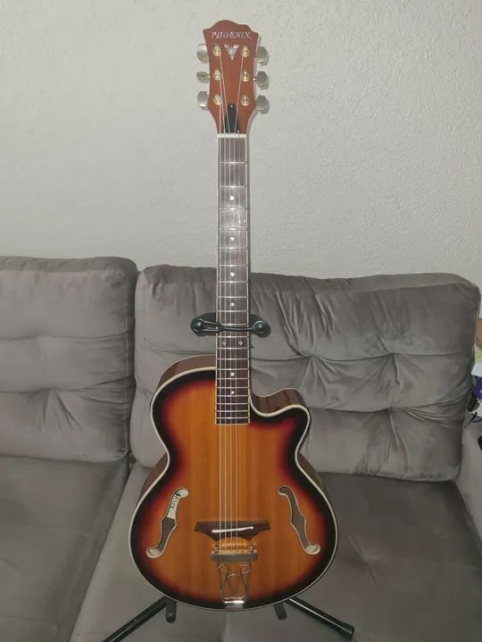 Violao Phoenix eletroacústico Semi flat modelo PJ90SBEQ - Foto 2