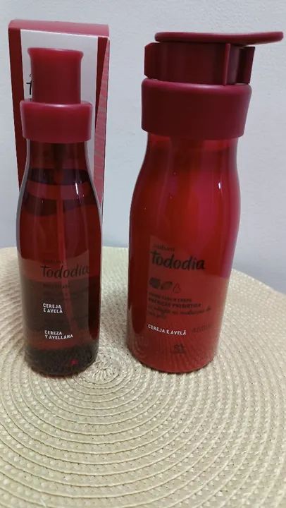 Kit Tododia Manga Rosa e Água de Coco - Body Splash e Creme para o Corpo - Foto 3