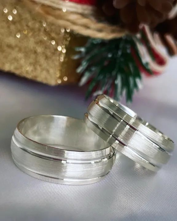 Aliança de prata 950 - Foto 3