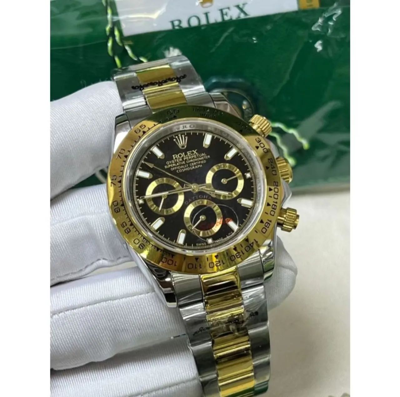  Rolex Daytona Visor preto automático linha Premium AAA+suíço 