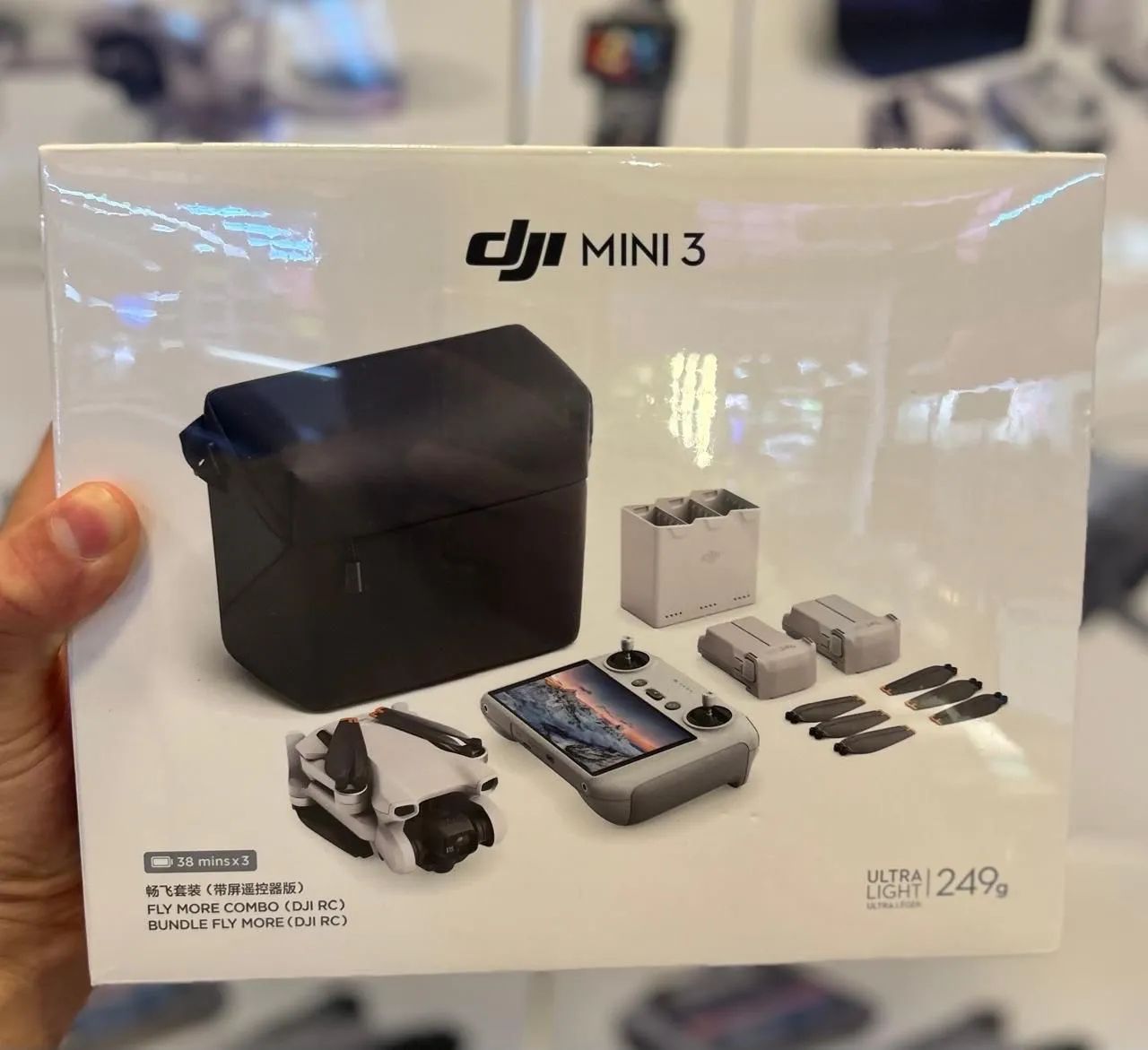 Drone Dji Mini 3 Fly More combo com tela novo lacrado 