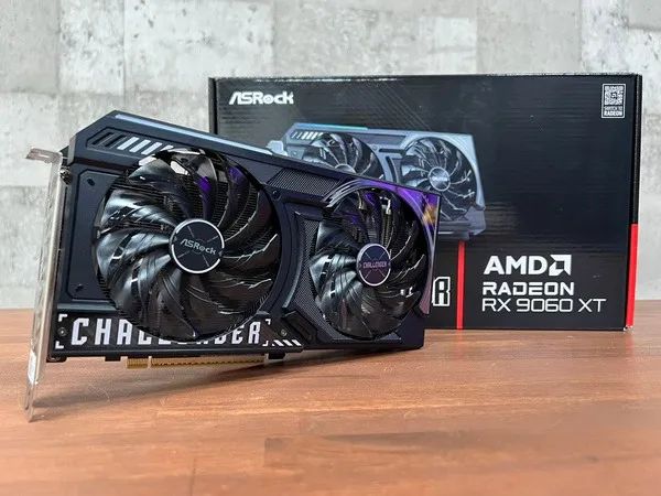 [中古]ASRock Radeon / RX9060XT GDDR6 8GB Placa de Vídeo ASRock AMD Radeon RX 9060 XT Challenger OC, 8GB