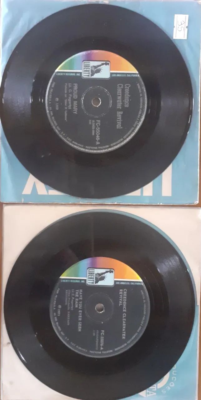 Creedence - lote com 02 Lp's & 02 Compacto - discos de vinil - Foto 3