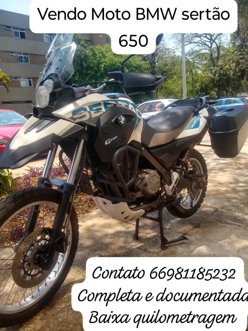 Moto BMW sertão 650