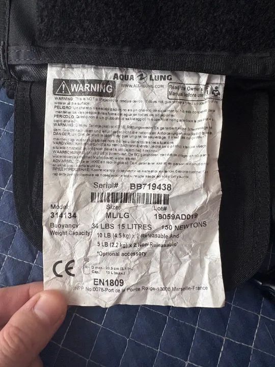 Colete de Mergulho Aqua Lung Zuma - Foto 2