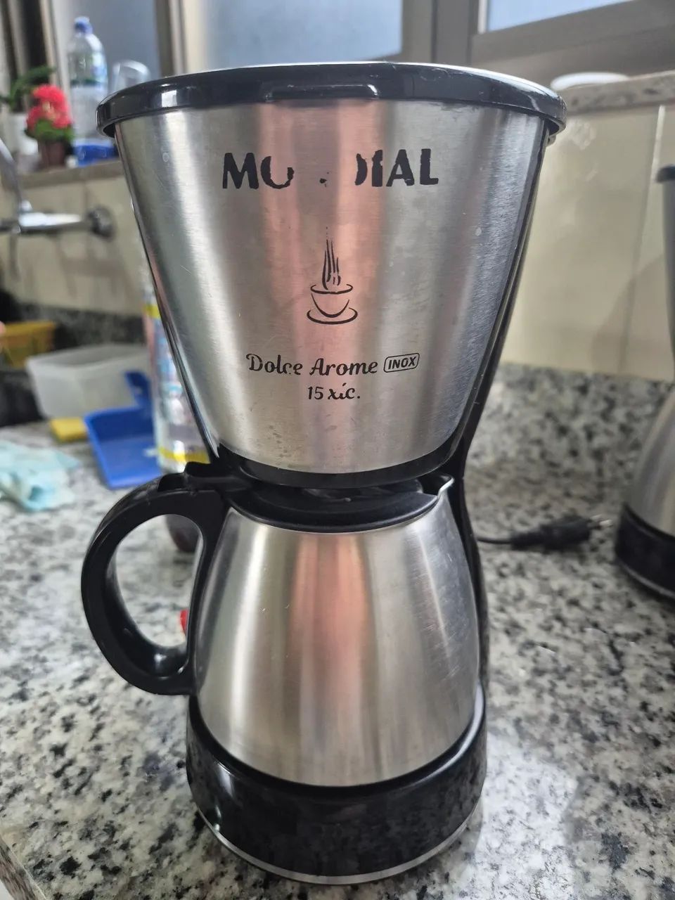 CAFETEIRA MONDIAL DOLCE AROME INOX 16 XÍCARAS 110V USADA - Foto 2