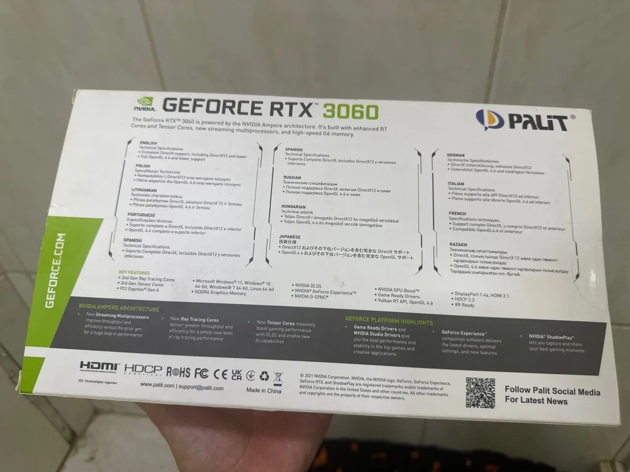 Placa de vídeo rtx 3060 12g stormx palit  - Foto 2