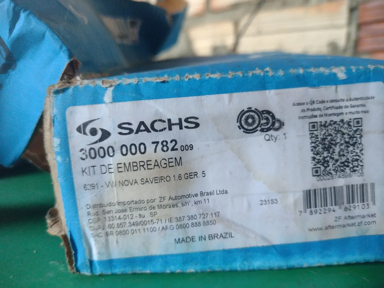 Kit Embreagem Sachs Saveiro 1.6