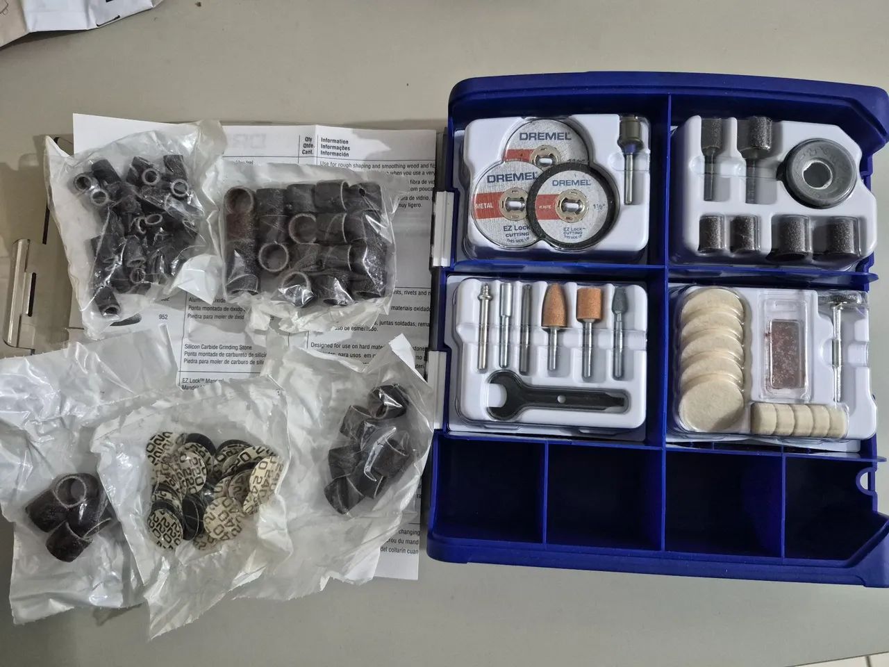 Lixadeira - Micro/Retifica 4000 Dremel + Kit Acessórios com 160 peças Dremel - Foto 6