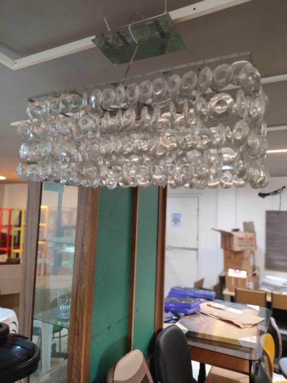 Luminária de Cristal para Escritório