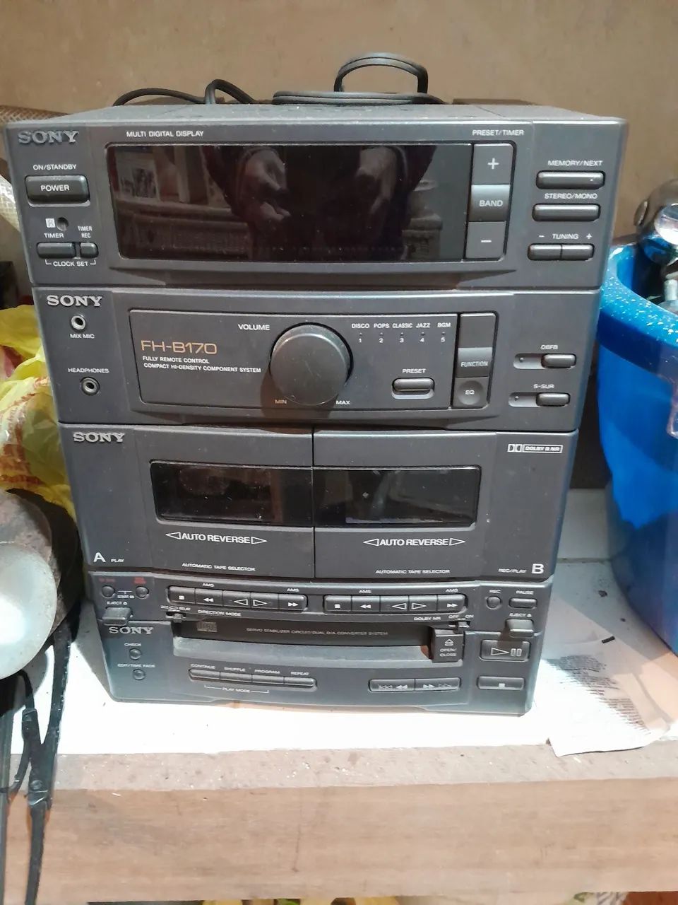 aparelho de som sony em 1