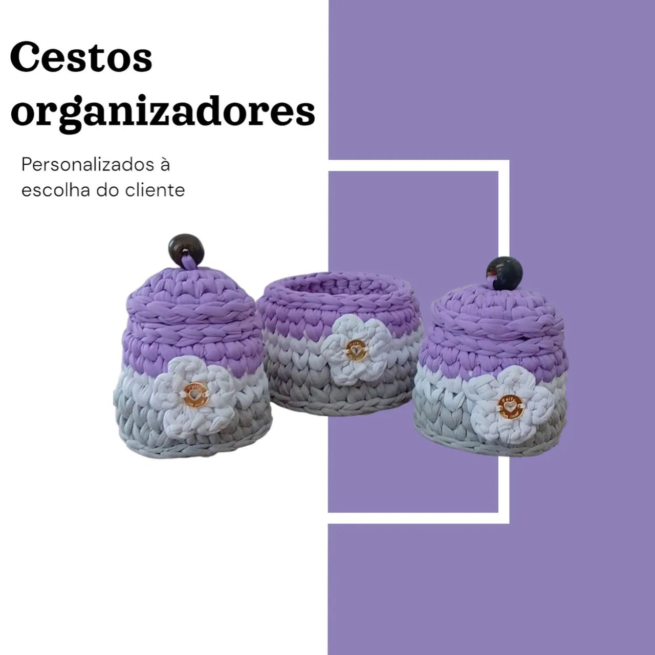 Kit Higiene de Crochê - Sob Encomenda  - Foto 2