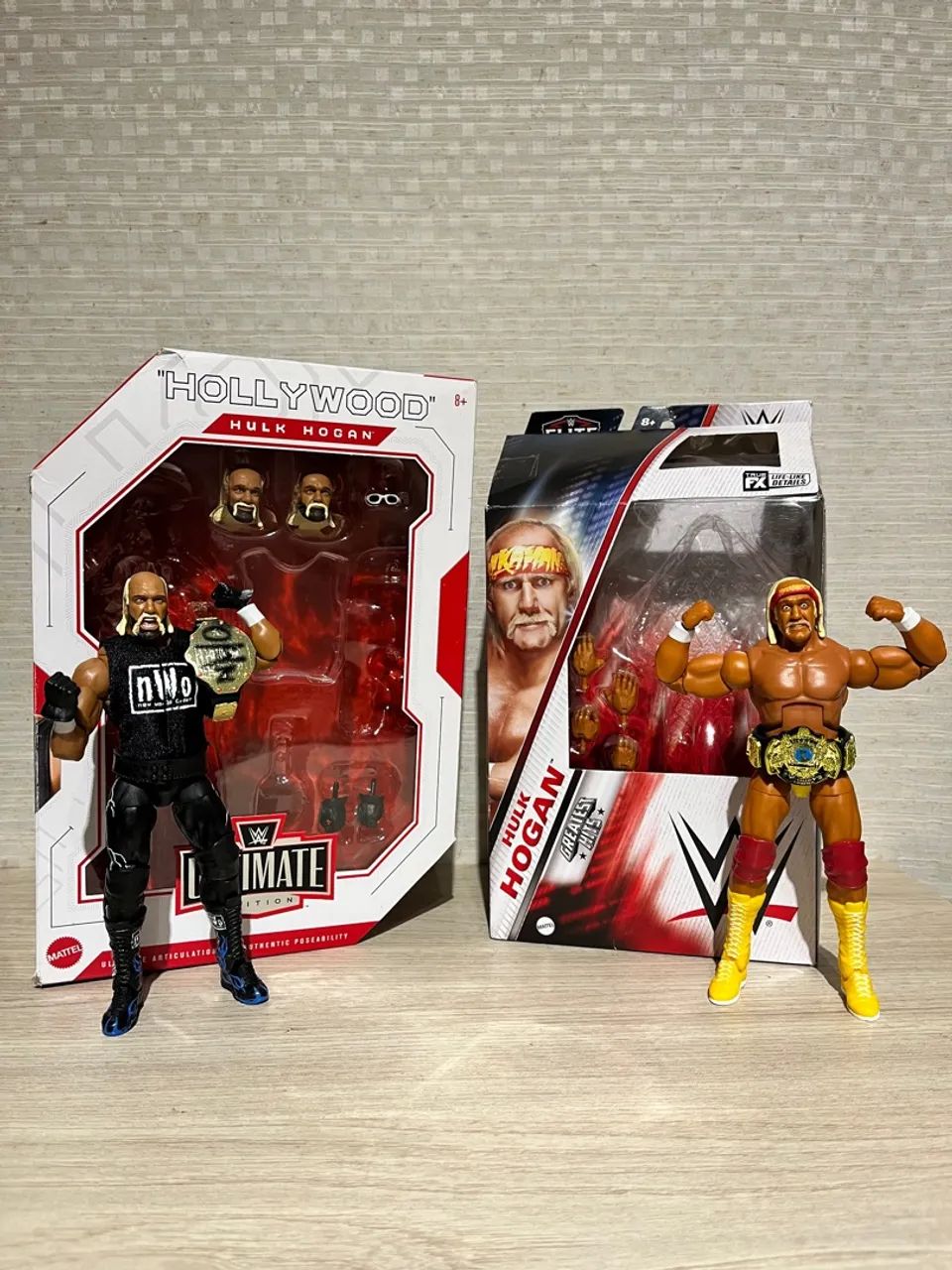 Figuras bonecos Hulk Hogan WWE Mattel 