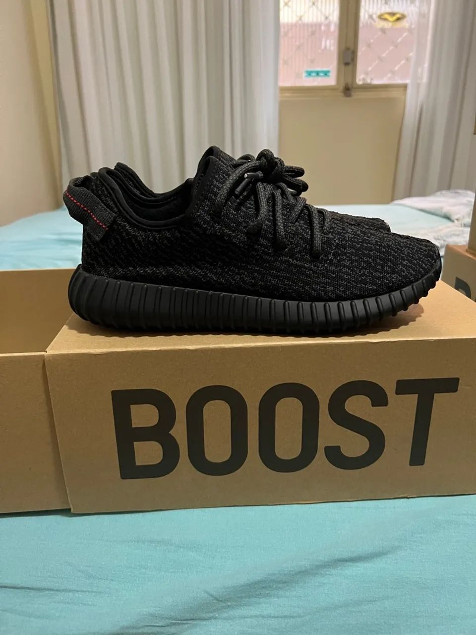 Adidas yeezy boost 350 pirate black - Foto 4