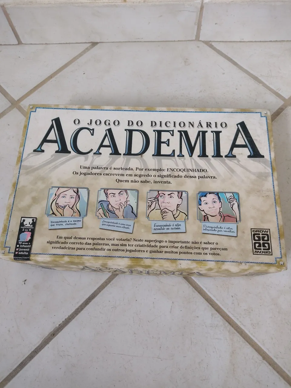 Academia - O Jogo do Dicionário - Grow
