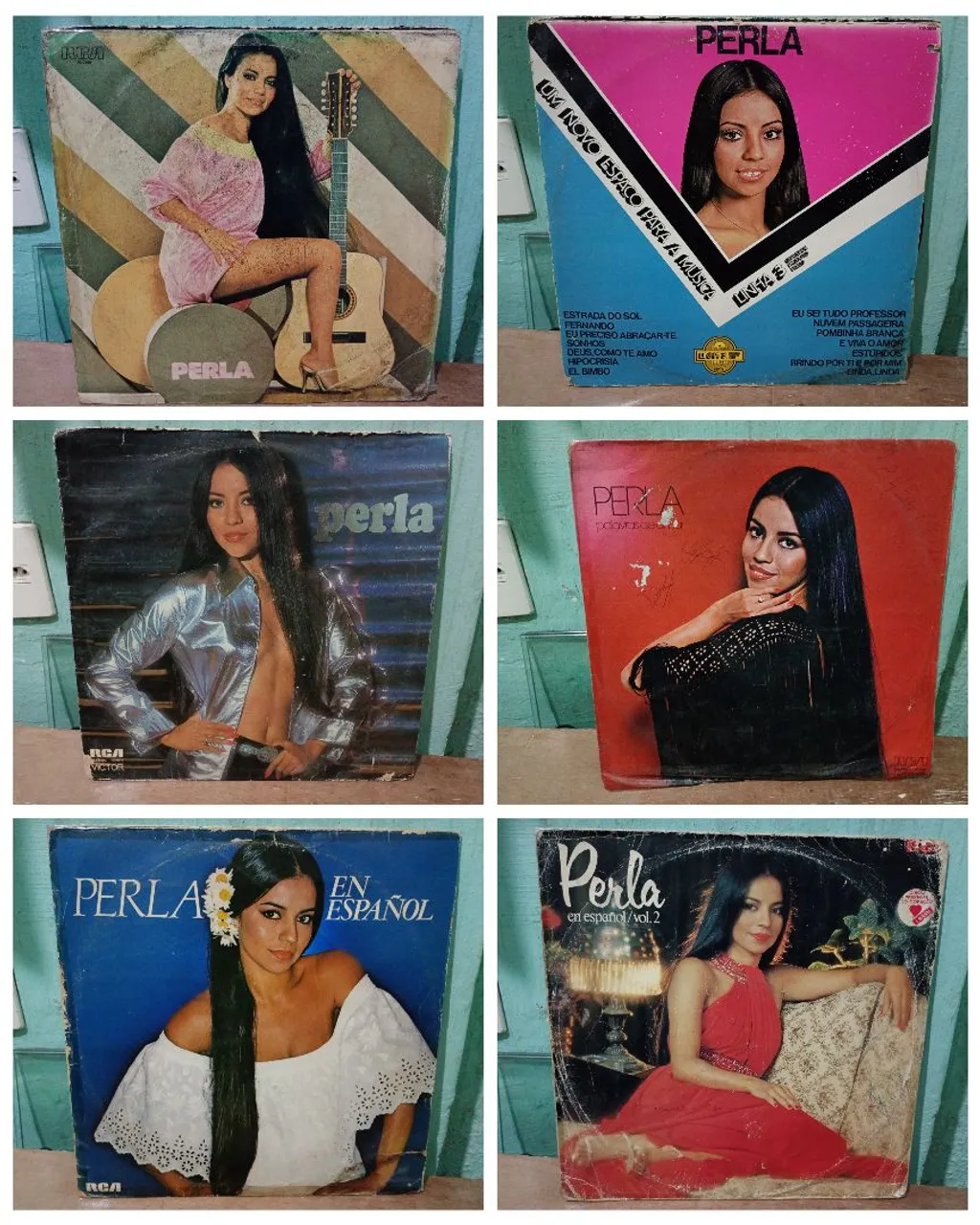 Coleção com 6 Lps Perla/Disco de Vinil/Música/Pop