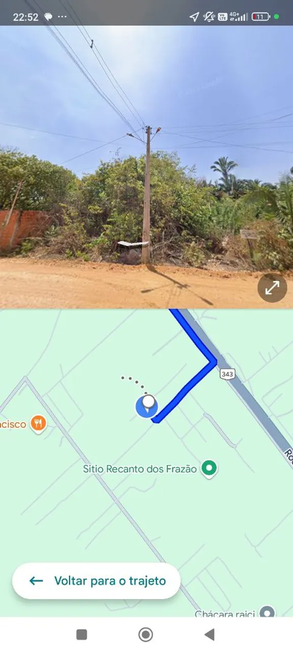 Terreno de 1.360m² na Chapadinha sul antes de Demerval Lobão