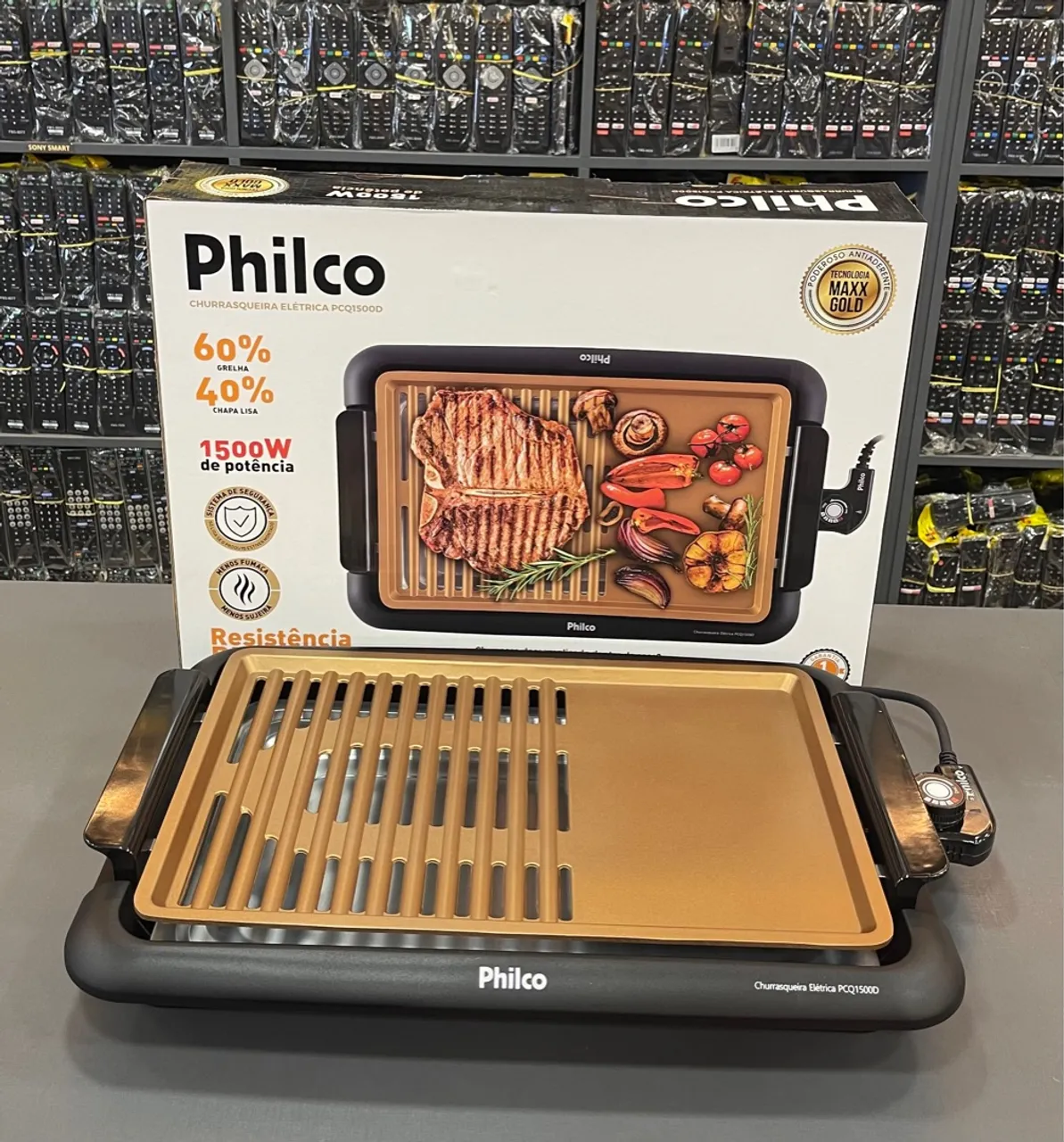 Churrasqueira Elétrica Philco PCQ1500D - 1500W