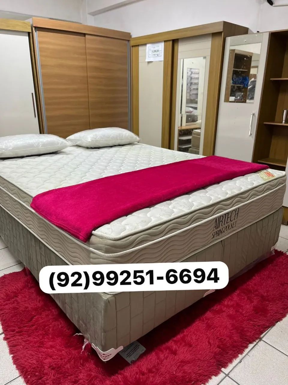 cama queen size ortobom
