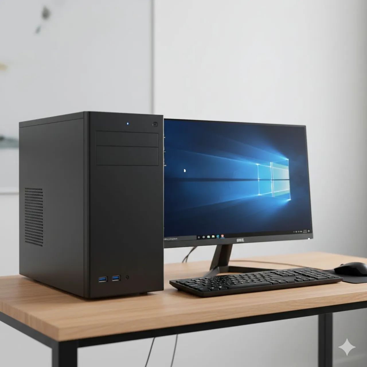 PC Completo em Gabinete Mid-Tower - Pronto para Uso