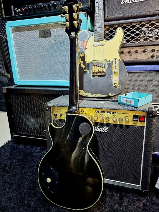 epiphone les paul custom black beuaty /ñ Gibson prs esp ltd fender ibanez Jackson - Foto 5