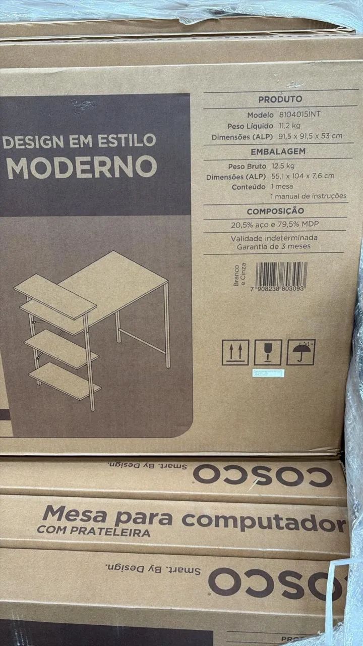 VENDO MESA PARA COMPUTADOR com PRATELEIRA 64993724671746121