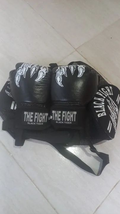 Luvas de Boxe The Fight Black Tiger