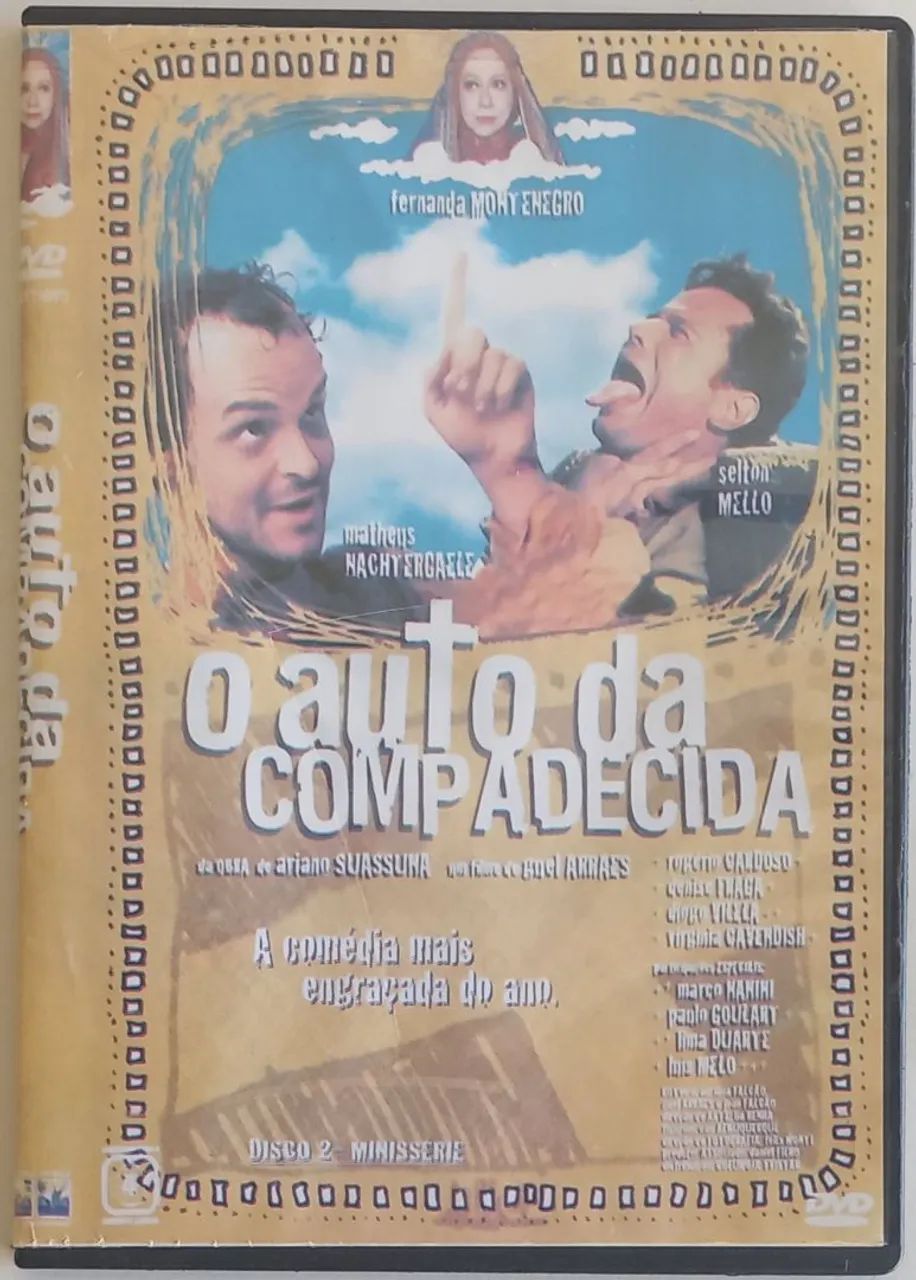 DVDs (O Auto da Compadecida, 2 filhos de Francisco e Olga)