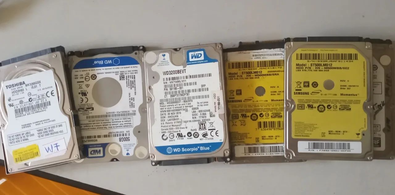 HD para Notebook (320GB ou 500GB)em bom estado  - Foto 2