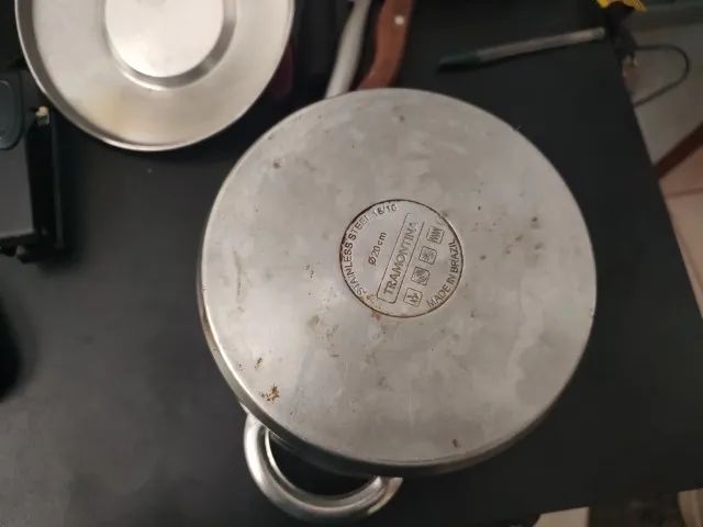 Panela Tramontina 20 Cm/ 3,60l Caçarola Aço Inox Funda - Foto 2