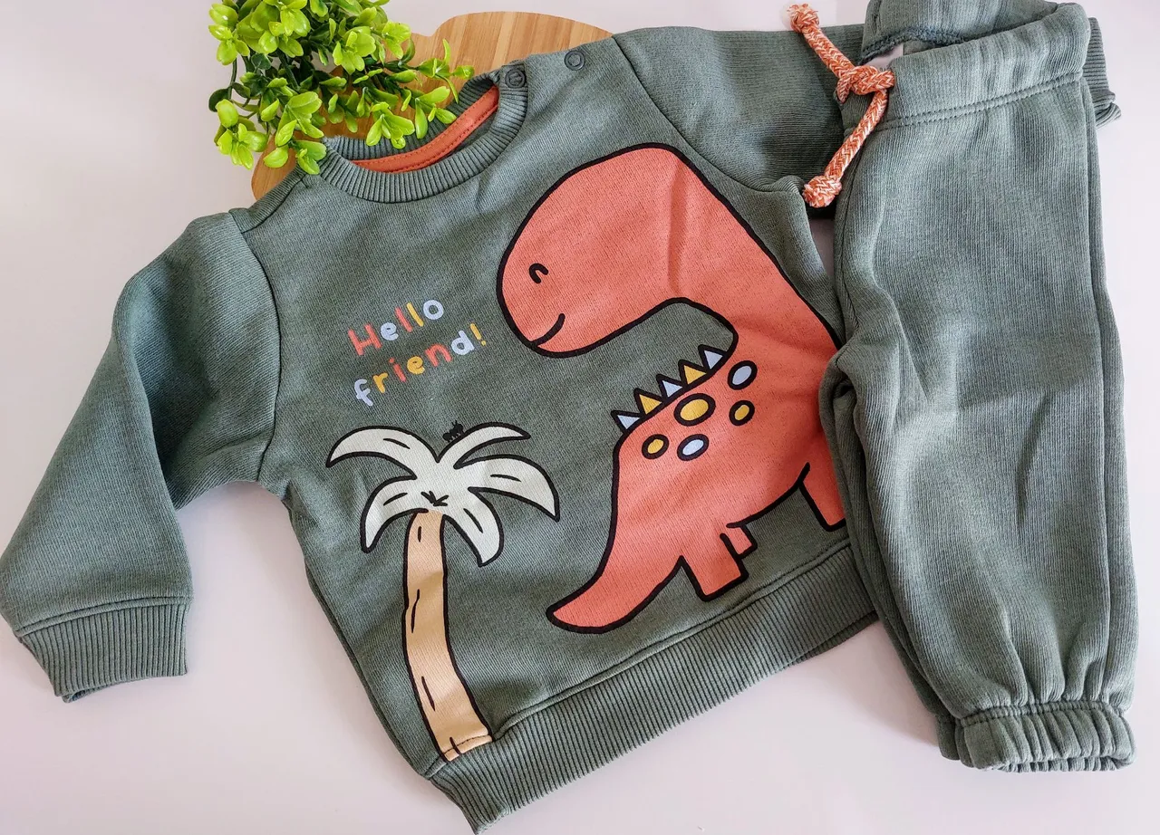 Conjunto Moletom - Conforto e Estilo para seu pequeno! 0-3 meses