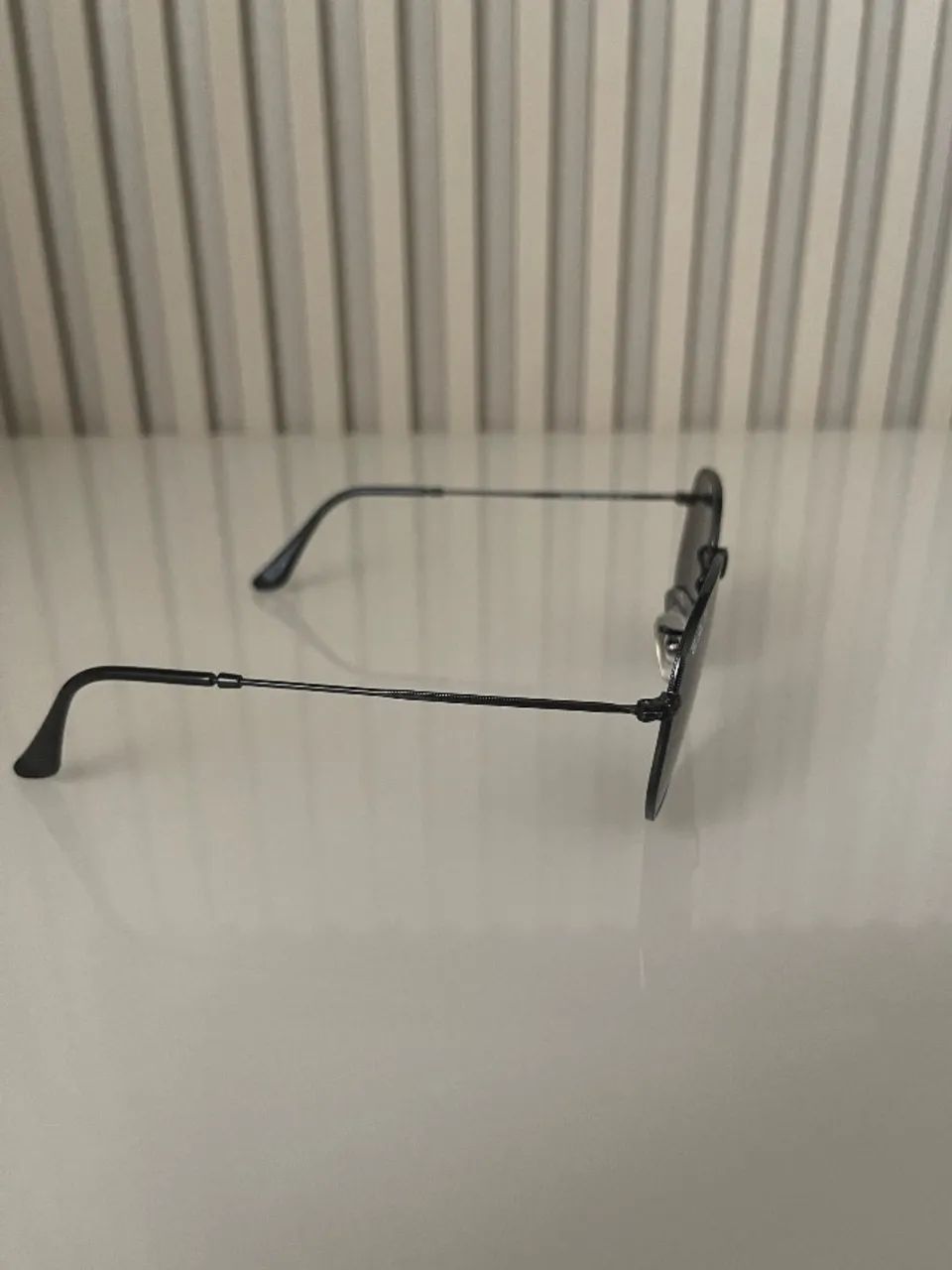 Óculos hexagonal Ray-ban preto original - Foto 4
