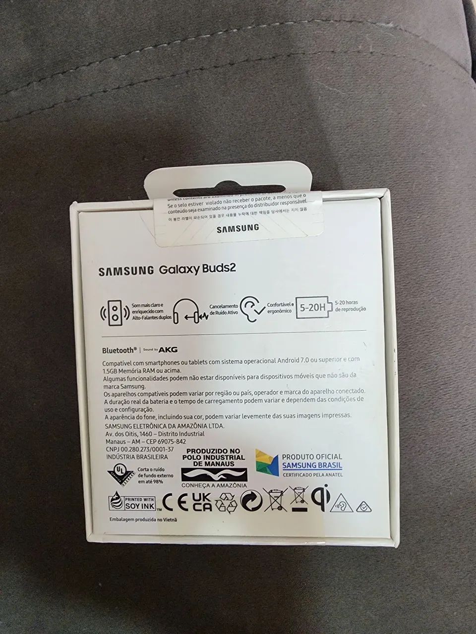 Samsung galaxy buds 2 ( preto ônix). - Fones de Ouvido - Bancários