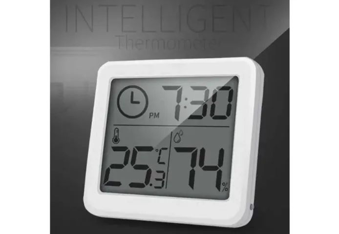 Termohigrômetro relógio digital de temperatura e umidade monitoramento COD-AP195  