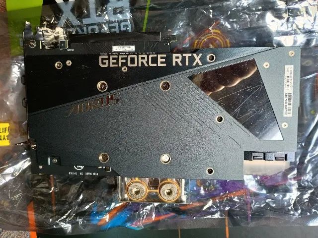 Placa de Video Gigabyte Geforce Rtx 3080 Aorus Xtreme Waterforce Wb 12gb Gddr6x 384-bit - Foto 5