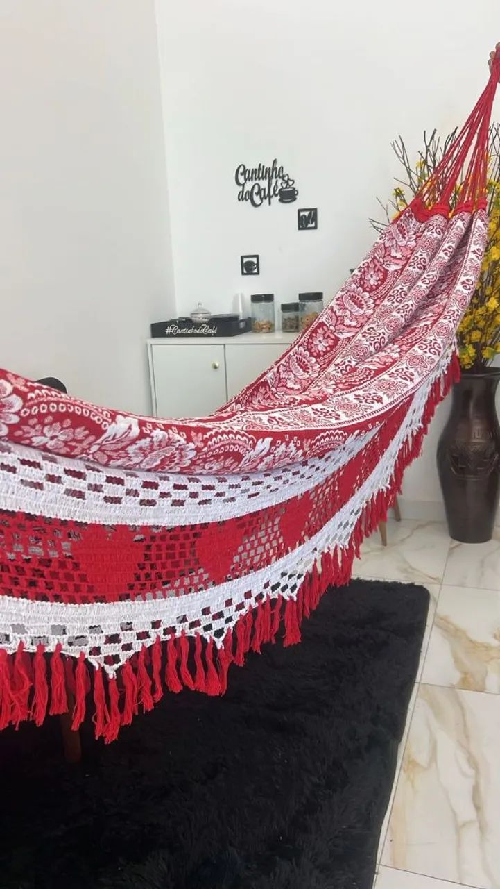 Rede de dormir Marrom com Detalhes - Foto 4