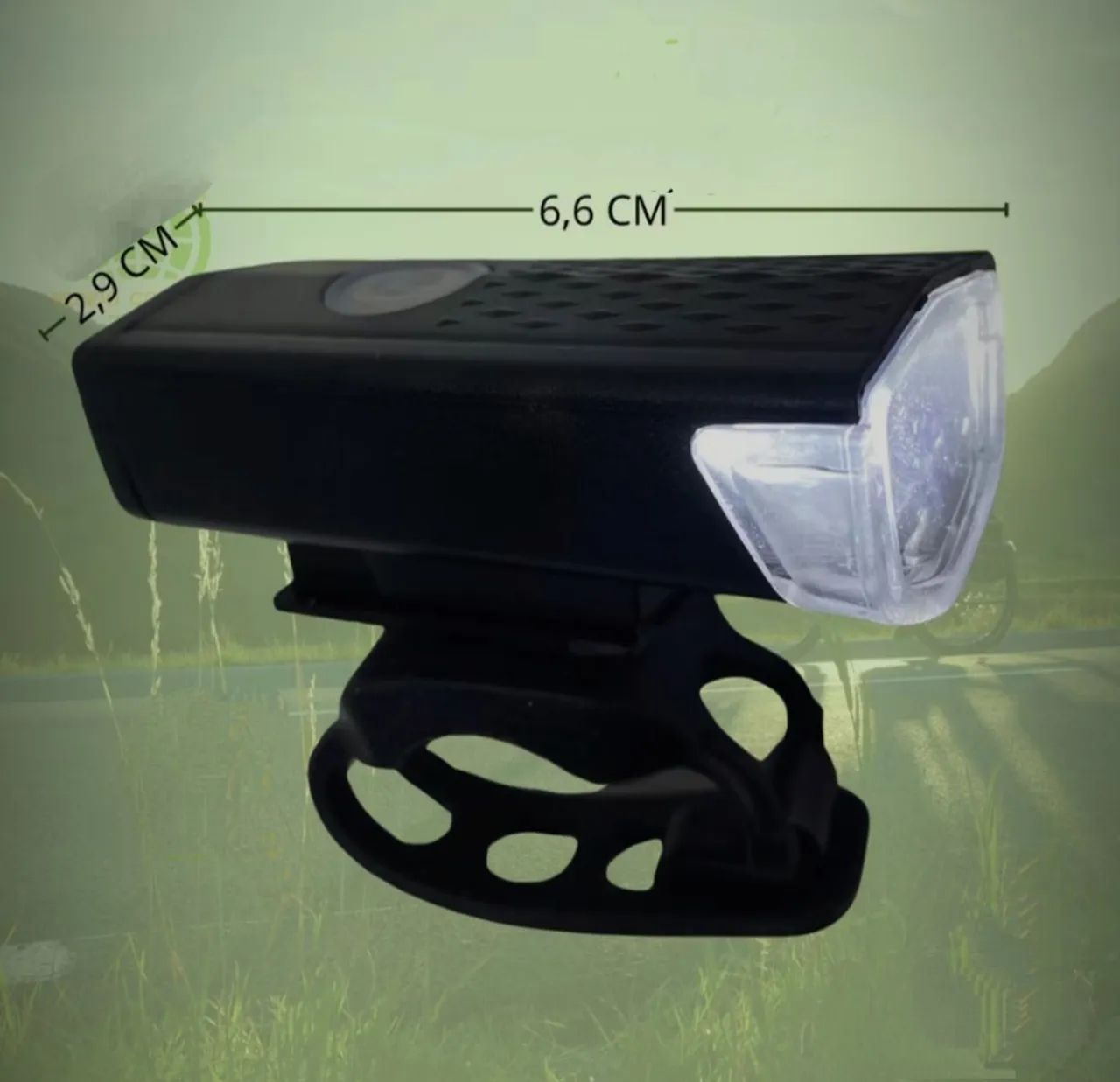Lanterna para bike / farol para bike- 6,6cm