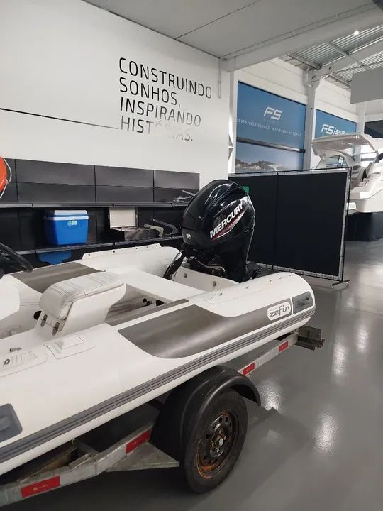 Bote inflável Zefir 3.6 sport usado - Foto 4
