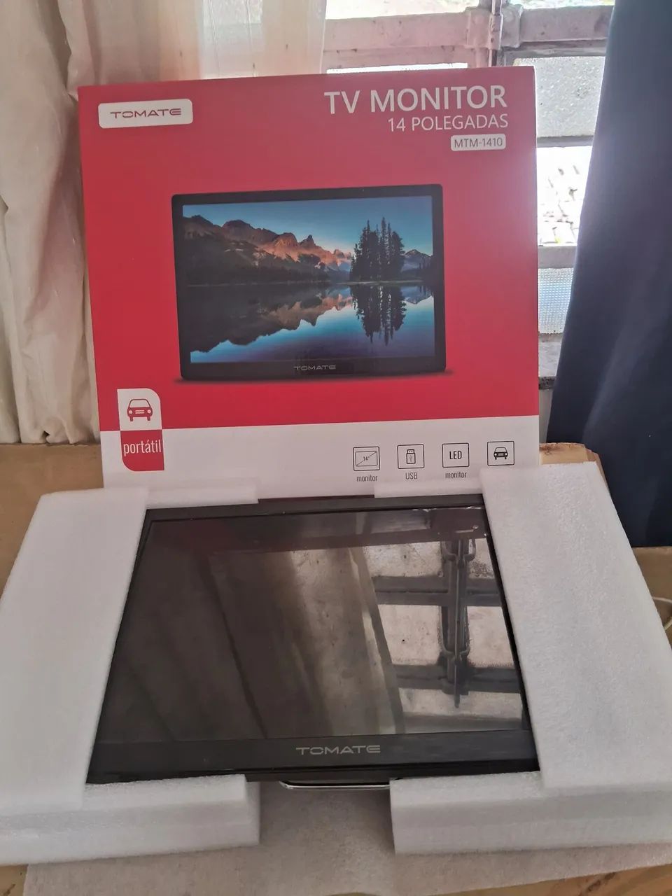 TV monitor 14 polegadas TOMATE MTM-1410