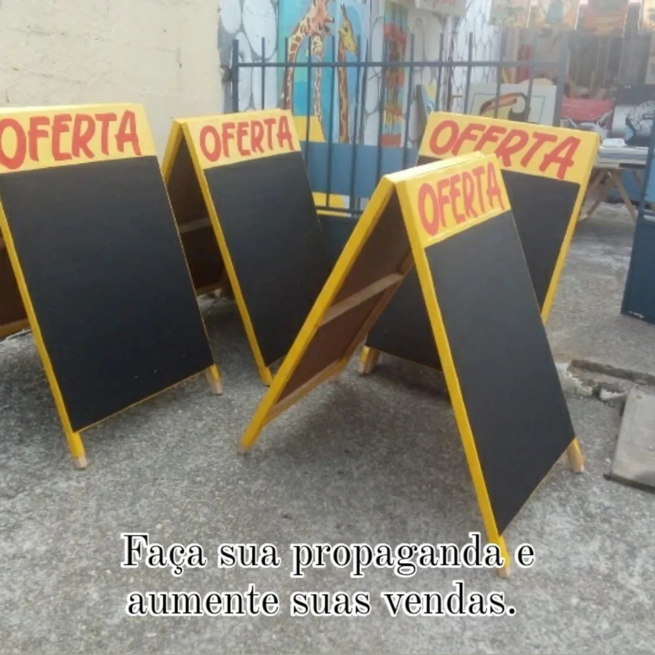 Placas,faixas,cavaletes..para divulgação do seu comércio. Zap * - Foto 5
