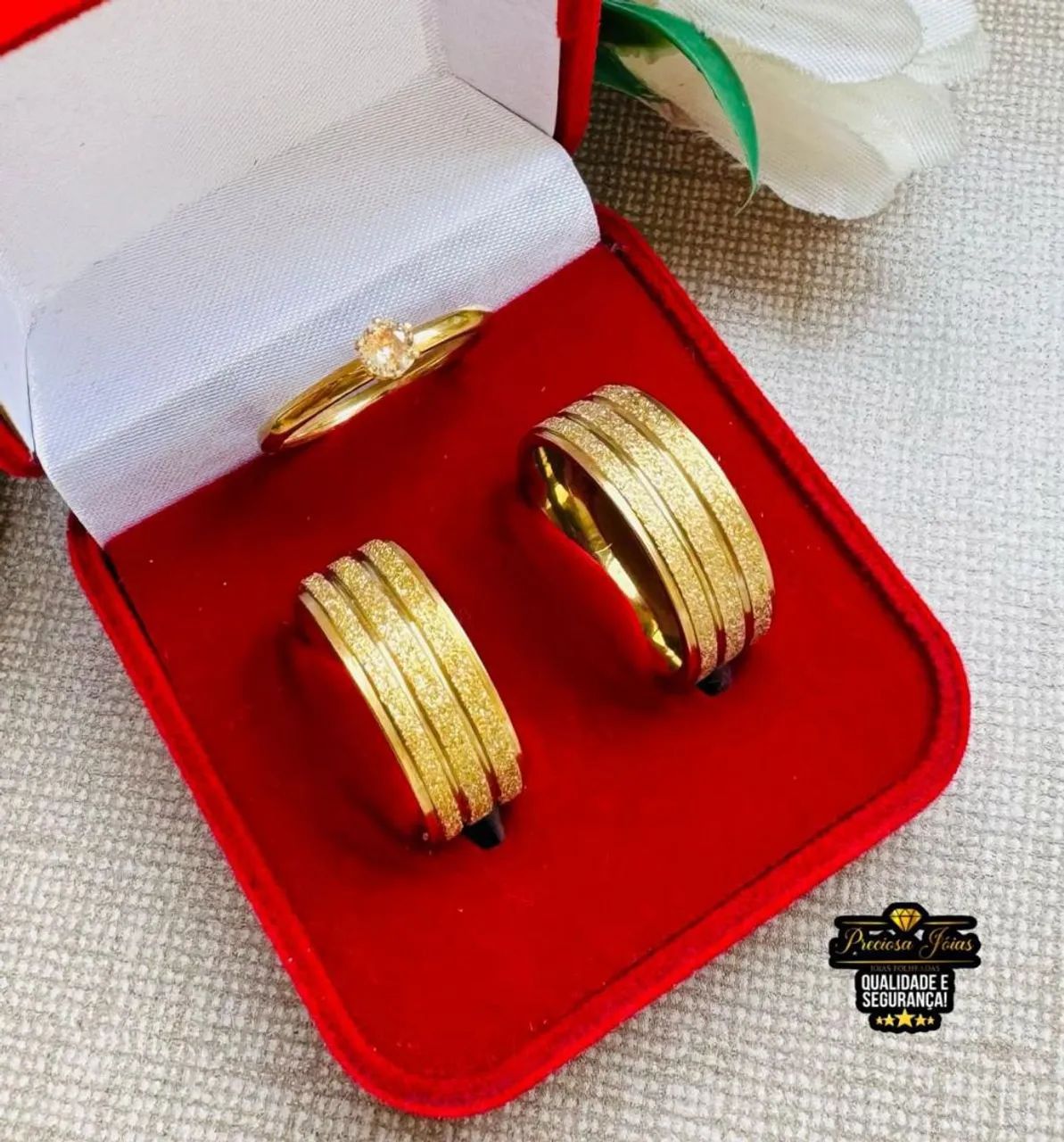 Alianças perfeitas para casal  - Foto 3