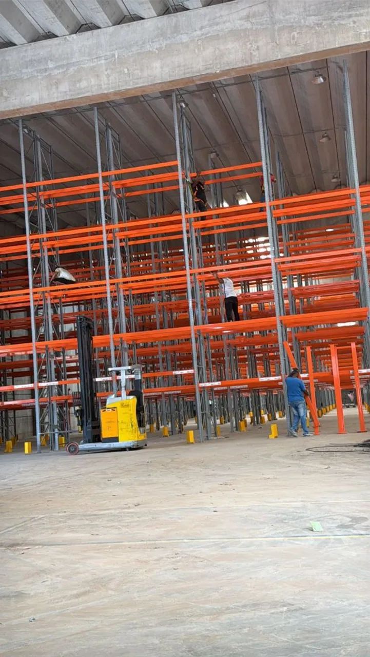 ESTRUTURA DE PORTA PALETES NOVOS 2,30X1,00 - Foto 5