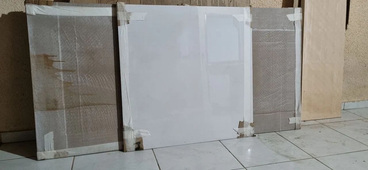 Placas de revestimento branco polido EU PAGO FRETE