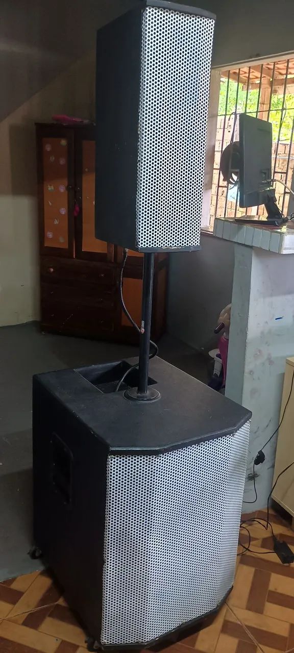 Caixa de Som Profissional TORRE+ MESA DE AUDIO 