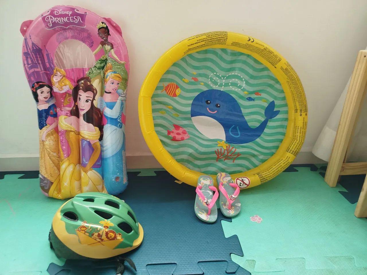 Kit de praia infantil.