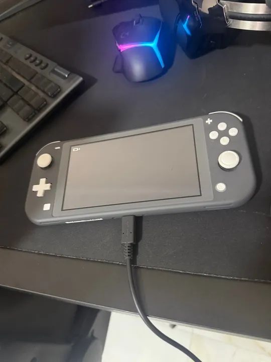 Nintendo Switch Lite - cinza-