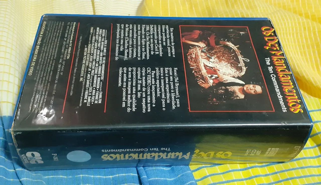 VHS Os Dez Mandamentos - Cecil B. DeMille - Foto 3